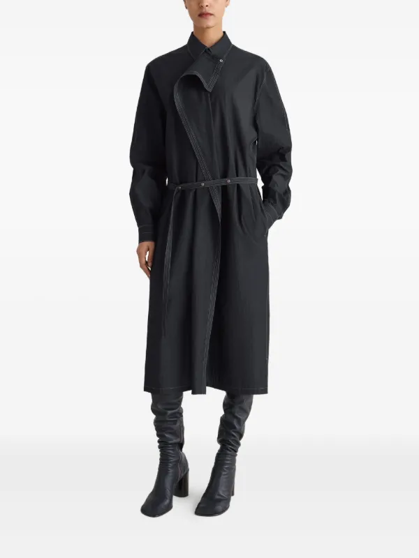 LEMAIRE アシンメトリーパネル ドレス | グレー | FARFETCH JP