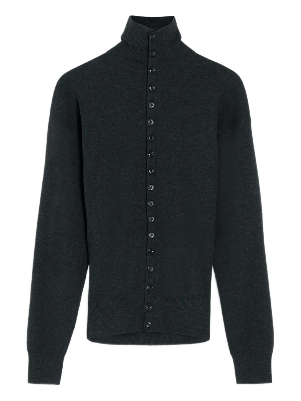 LEMAIRE high-neck buttoned cardigan | Grey | Image 1
