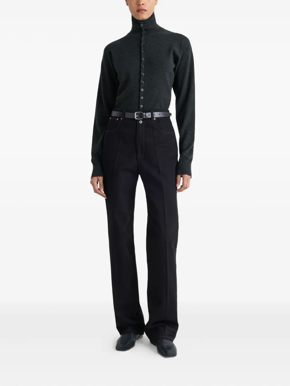 LEMAIRE high-neck buttoned cardigan | Cardigans | Image 2