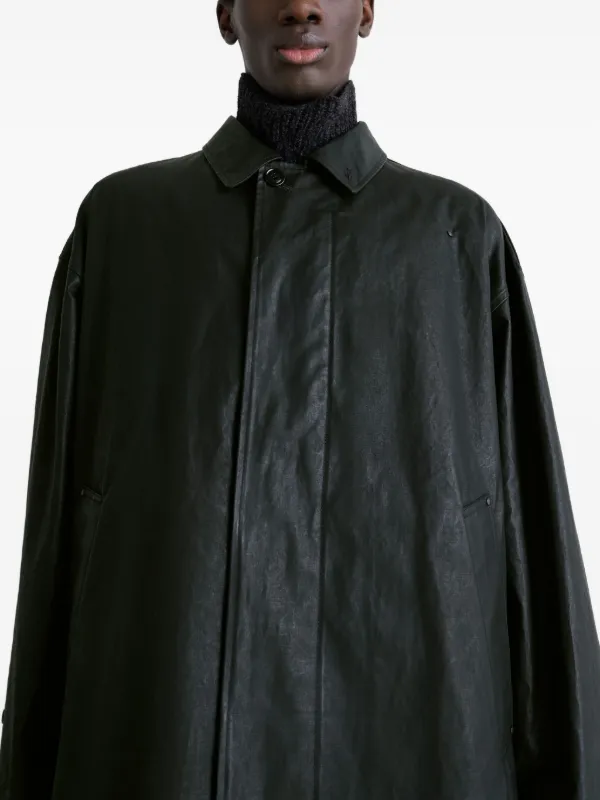 LEMAIRE Hooded Raincoat | Black | FARFETCH JO