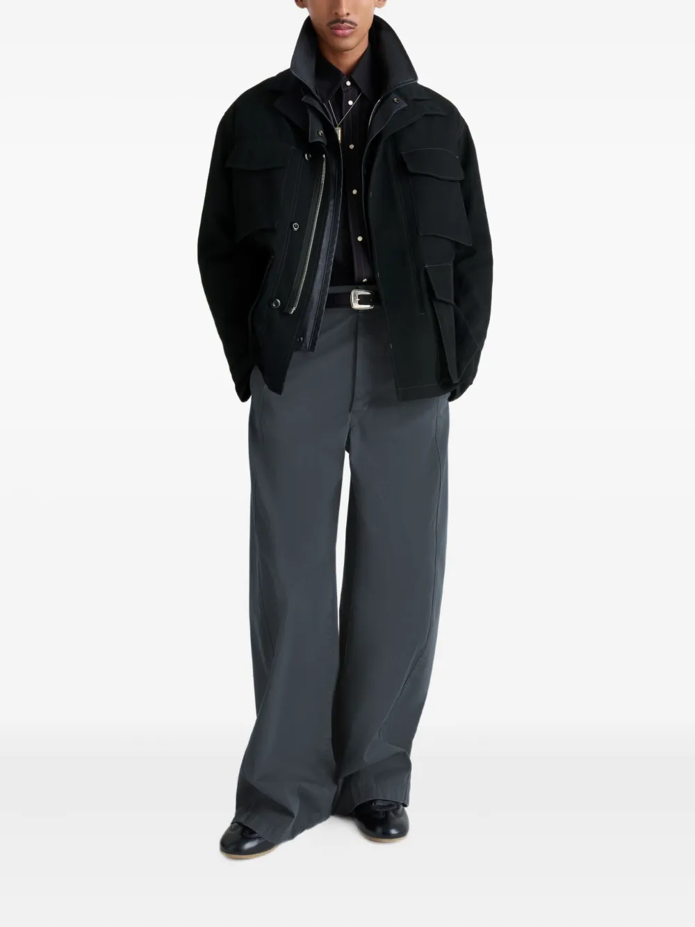 LEMAIRE buttoned-cuff pocket overshirt | Shirt Jackets | Image 2