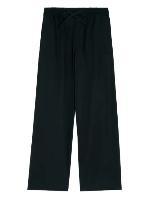 LEMAIRE elasticated-waist cotton straight-leg trousers