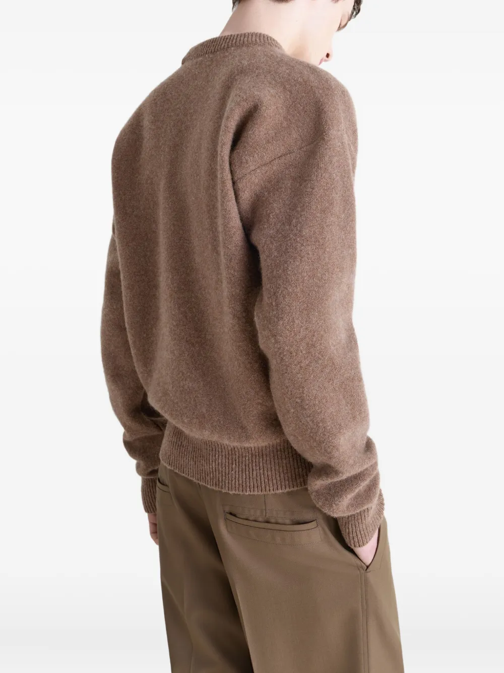 LEMAIRE Sweater met V-hals Bruin