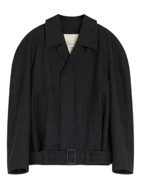 LEMAIRE raglan-sleeve belted jacket 