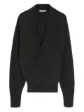 LEMAIRE wrap double-breasted cardigan - Black
