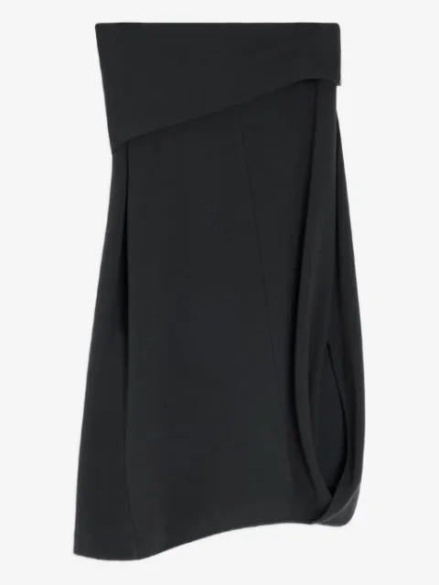 LEMAIRE twisted-hem skirt