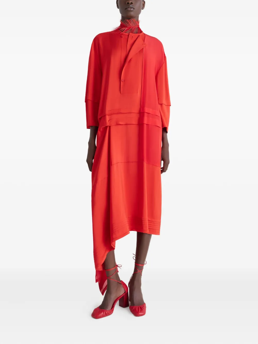 LEMAIRE vestido midi con dobladillo asimétrico | Vestidos de día | Image 2
