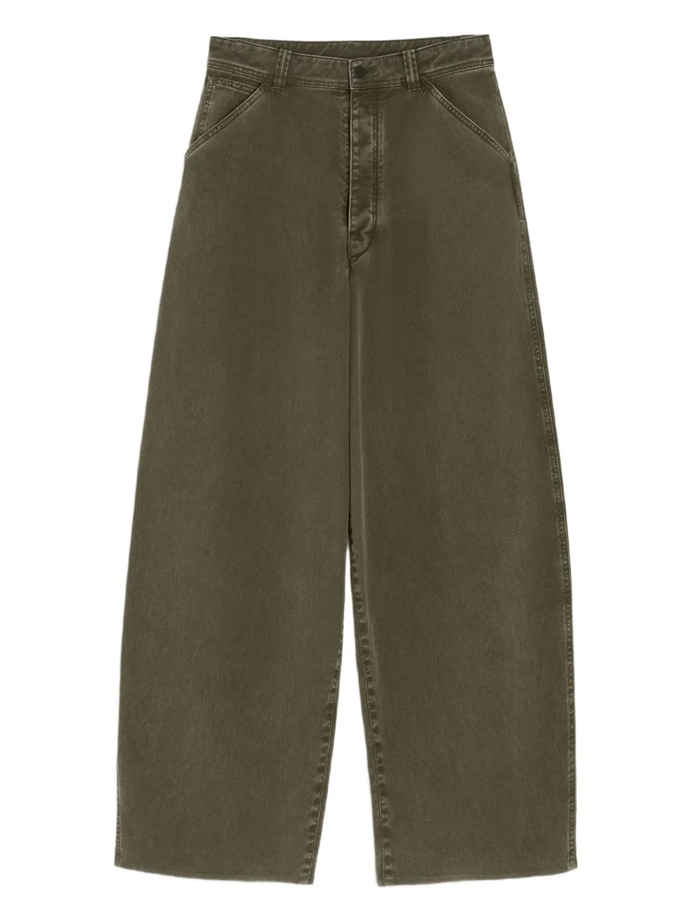 LEMAIRE rounded-cut jeans | Green | Image 1