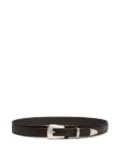 LEMAIRE Minimal Western leather belt - Brown