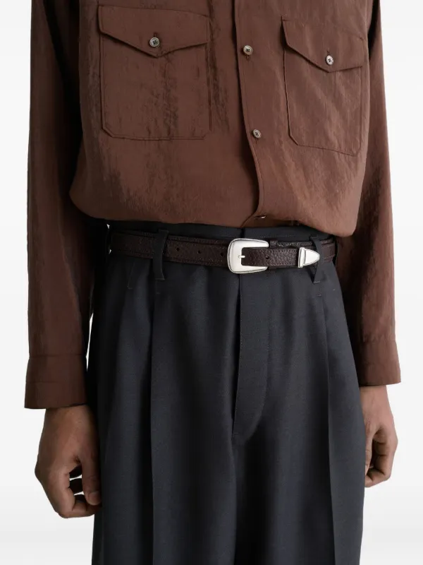 LEMAIRE Minimal Western ベルト | ブラウン | FARFETCH JP