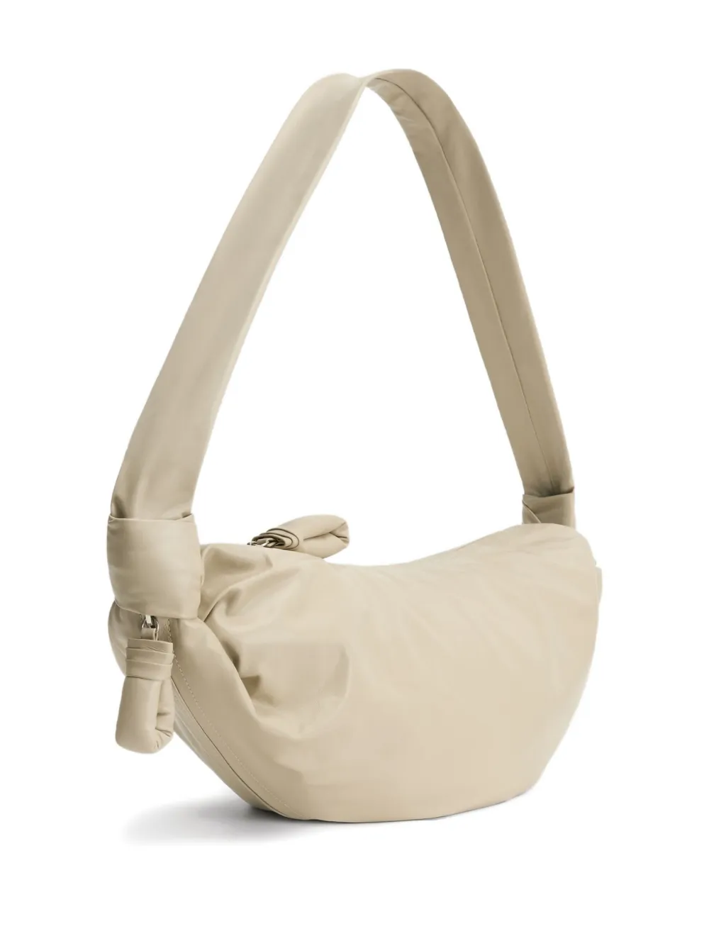 LEMAIRE Medium Soft Croissant schoudertas Beige
