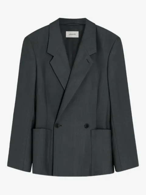 LEMAIRE double-breasted patch-pocket blazer