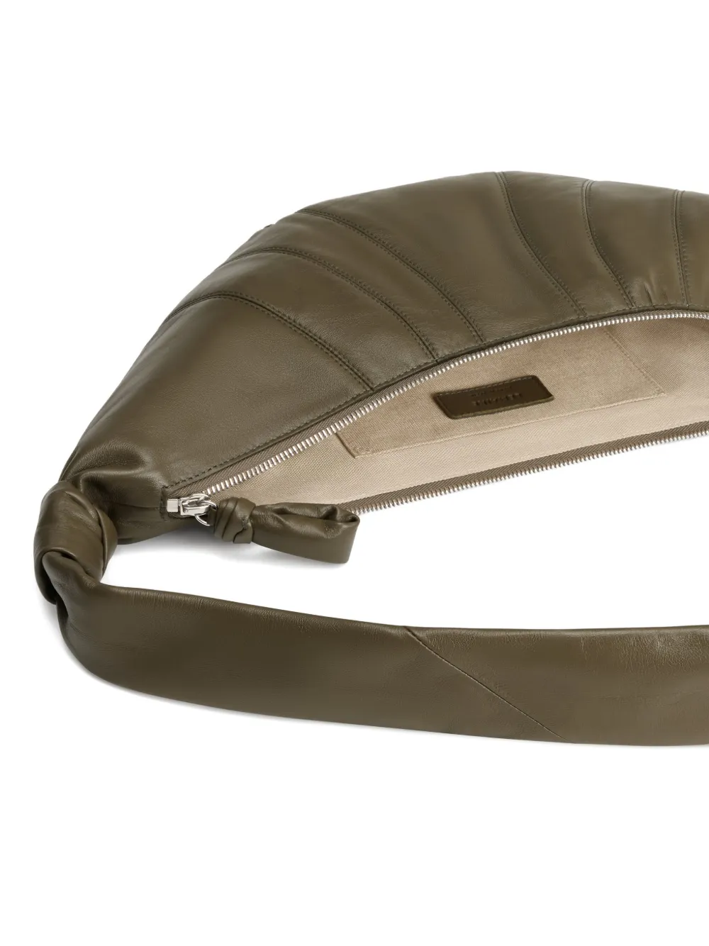 LEMAIRE medium Croissant panelled shoulder bag Groen