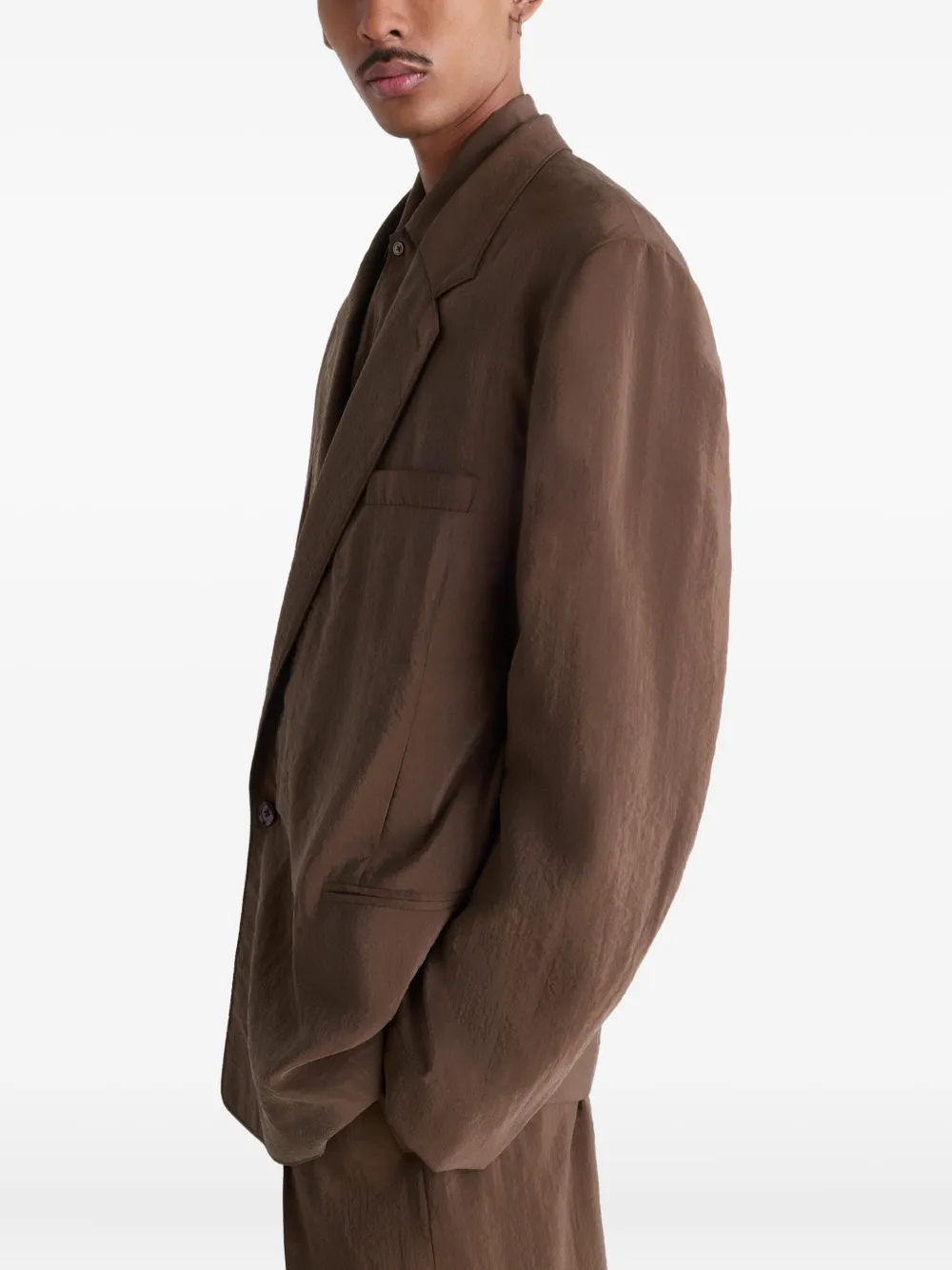 LEMAIRE Blazer met dubbele rij knopen Bruin