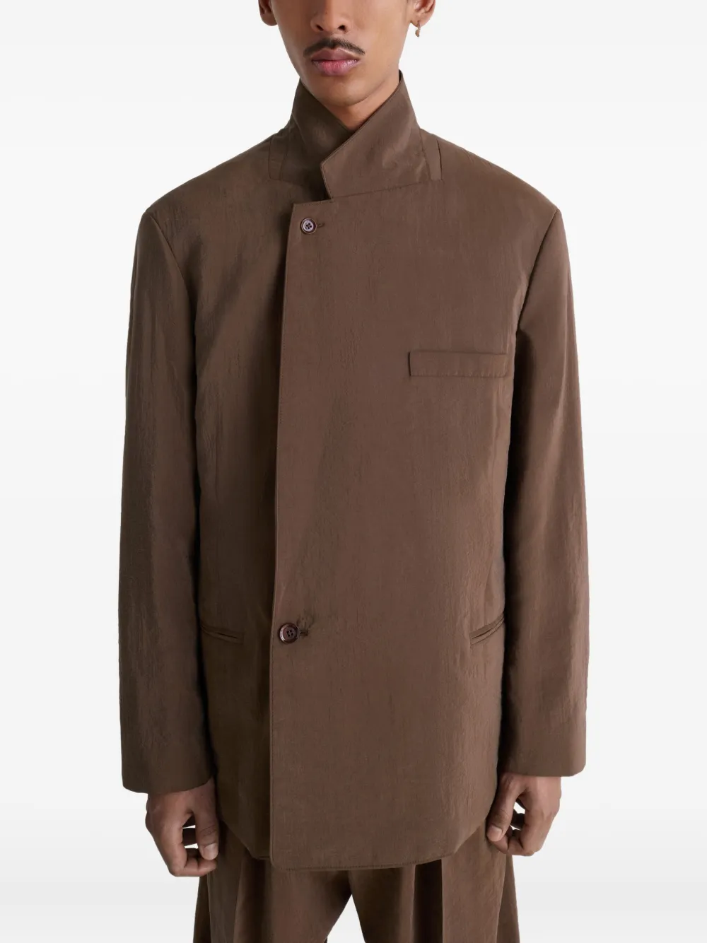 LEMAIRE Blazer met dubbele rij knopen Bruin