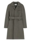 LEMAIRE belted tailored coat - Grey