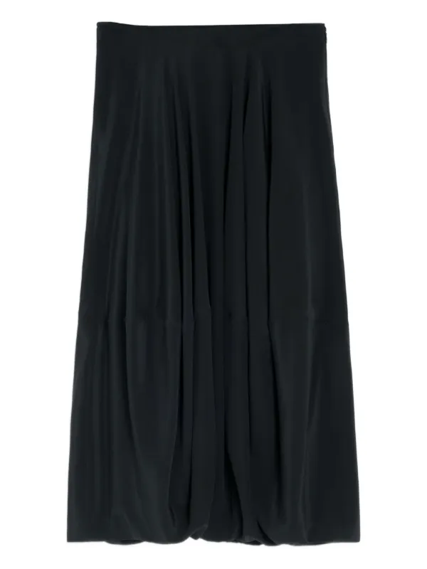 Lemaire Balloon Midi Skirt in Black