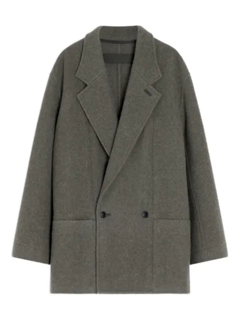 LEMAIRE felt double-breasted coat