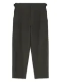 LEMAIRE adjustable-waistband carrot trousers - Brown