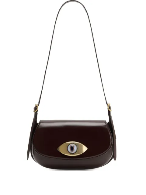 LEMAIRE Aubock eye-shaped embellishment leather shoulder bag