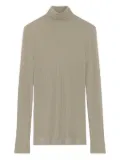 LEMAIRE seamless turtleneck top - Green