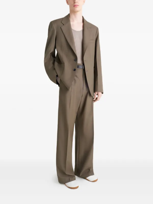 LEMAIRE Pleated Trousers | Brown | FARFETCH