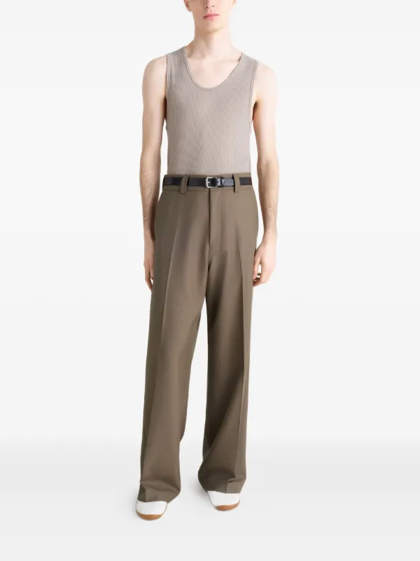 LEMAIRE Pleated Trousers | Brown | FARFETCH