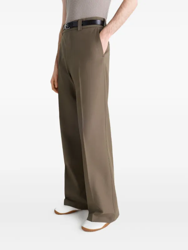 LEMAIRE / PLEATED PANTS スラックス <cj99> LEMAIRE Pleated Trousers | Brown | FARFETCH