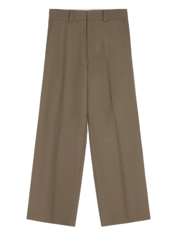LEMAIRE / PLEATED PANTS スラックス <cj99> LEMAIRE Pleated Trousers | Brown | FARFETCH