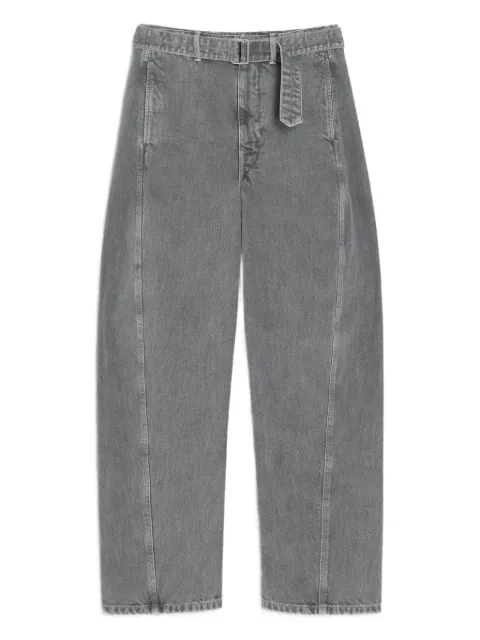 LEMAIRE buckle-closure panelled trousers