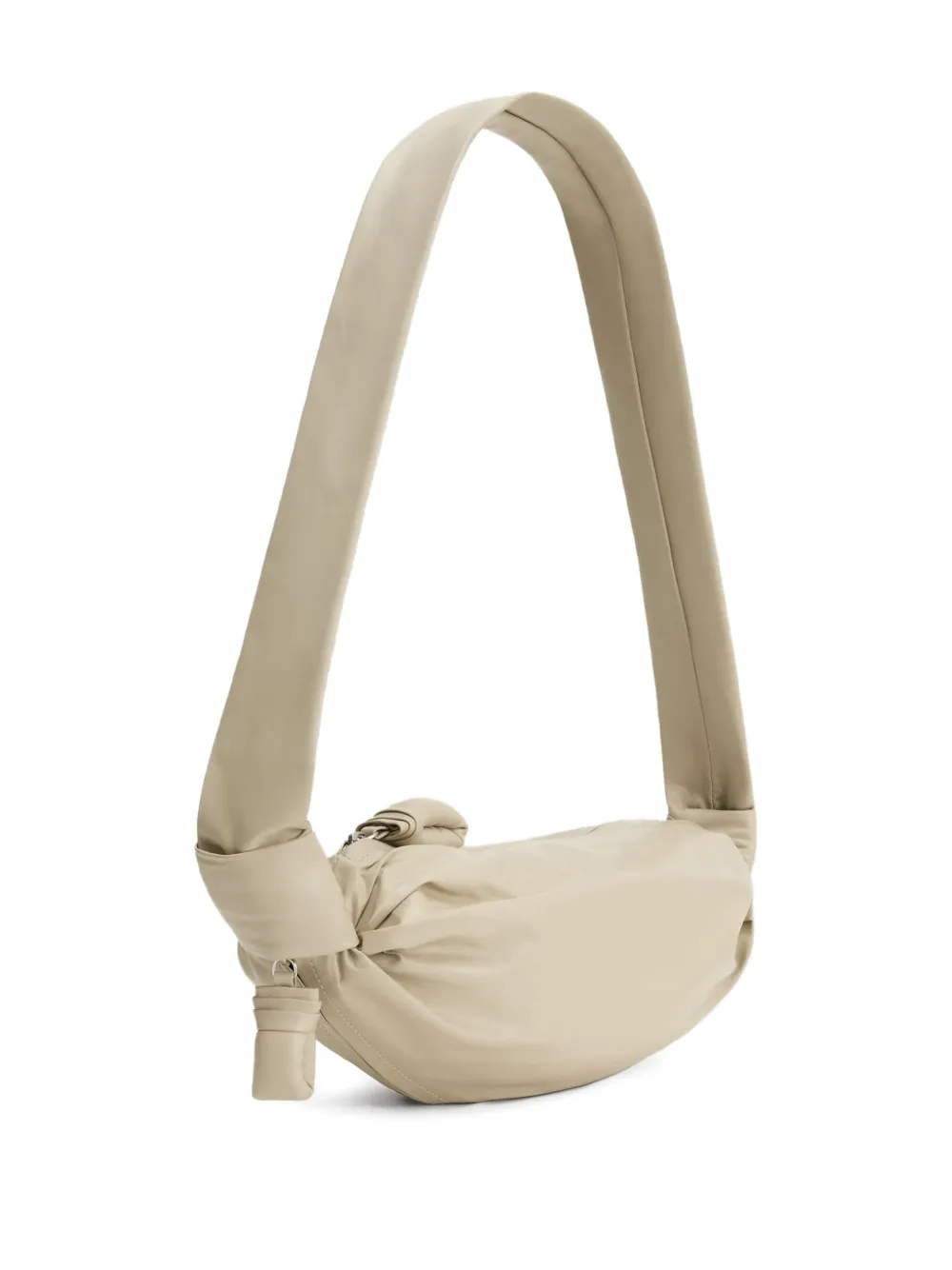 LEMAIRE Kleine Soft Croissant schoudertas Beige