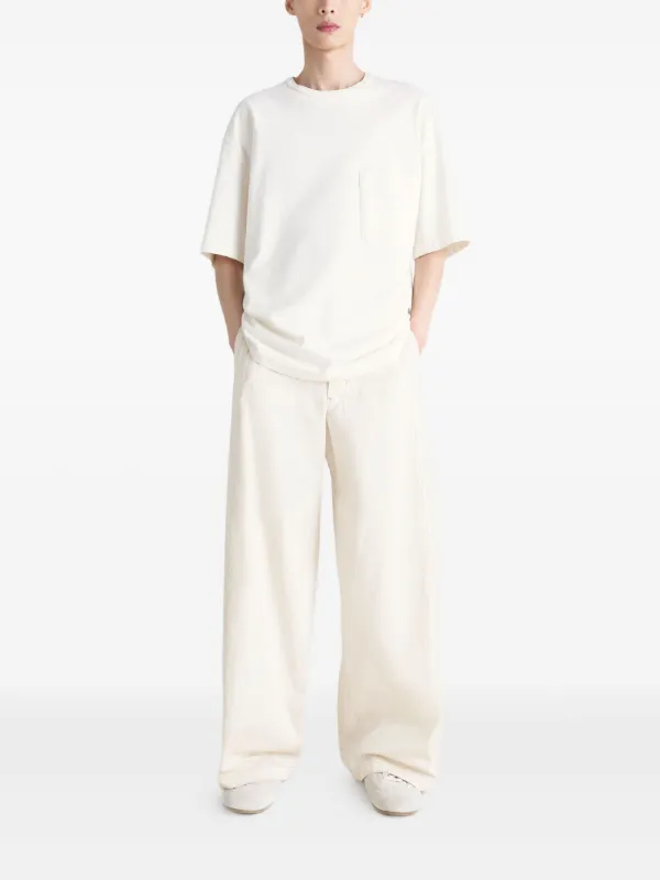 LEMAIRE patch-pocket Jersey T-shirt | White | FARFETCH
