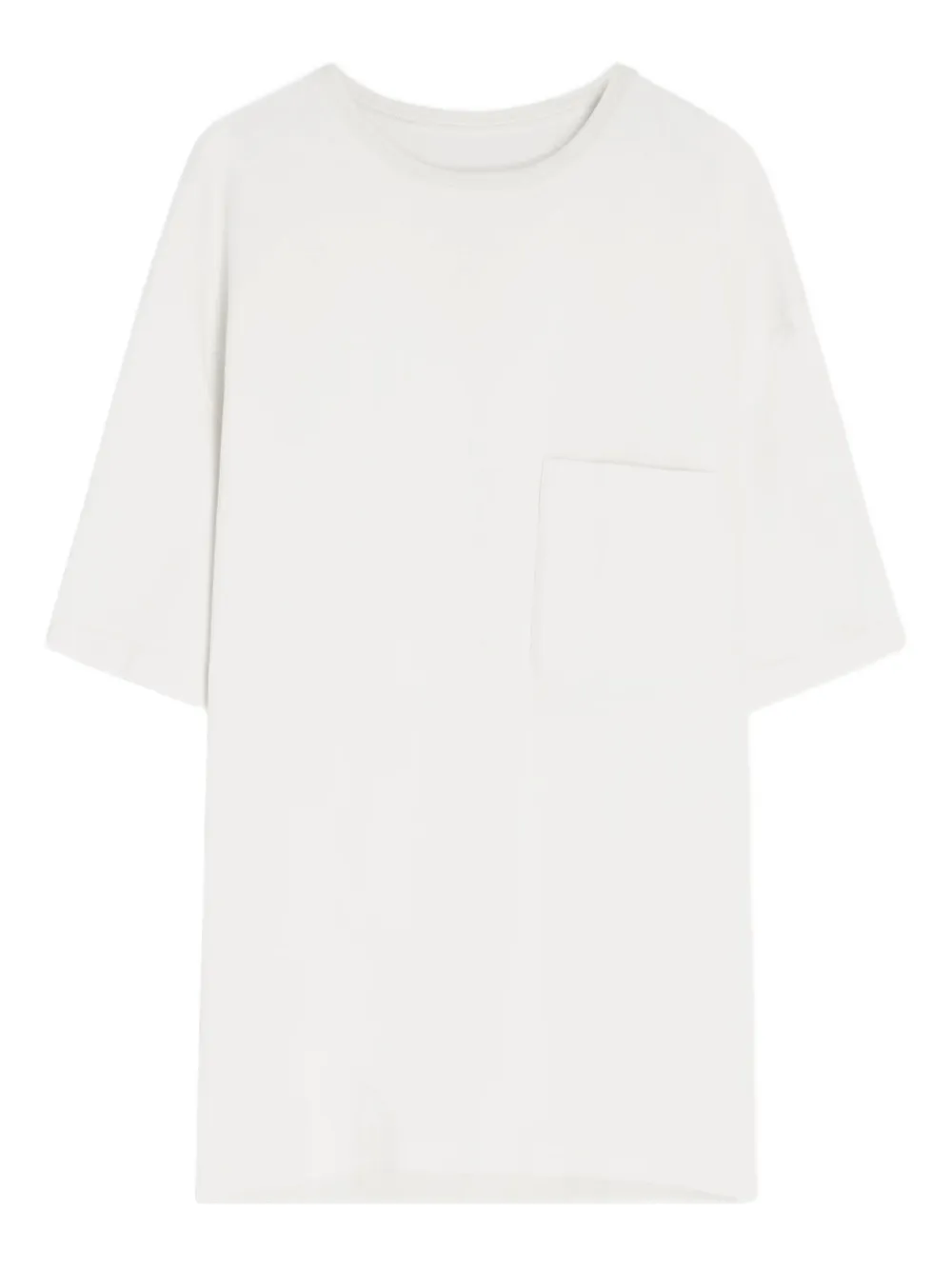 LEMAIRE Jersey T-shirt met opgestikte zak Wit