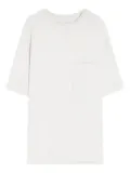 LEMAIRE patch-pocket jersey T-shirt - White