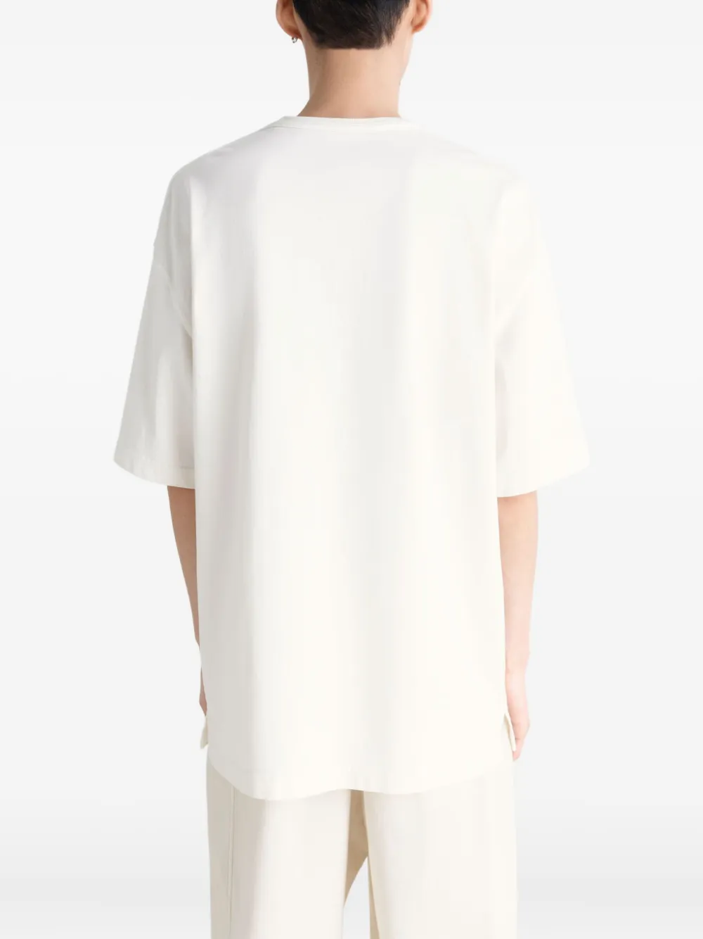LEMAIRE Jersey T-shirt met opgestikte zak Wit