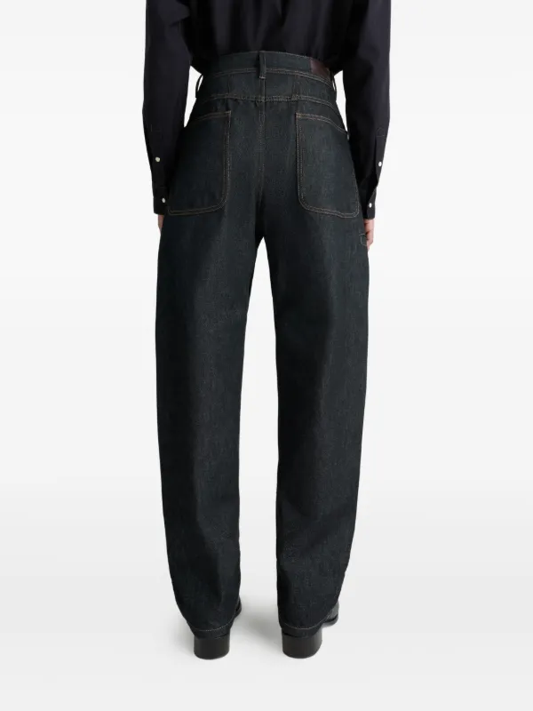 LEMAIRE Twisted Workwear パネルジーンズ | ブラック | FARFETCH JP