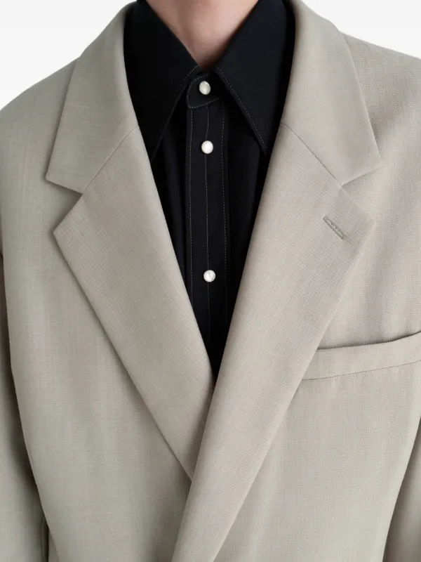 LEMAIRE double-breasted Tailored Blazer | Neutrals | FARFETCH