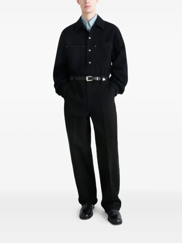 CHRISTOPHE LEMAIRE スラックス LEMAIRE Maxi Workwear Trousers | Black | FARFETCH