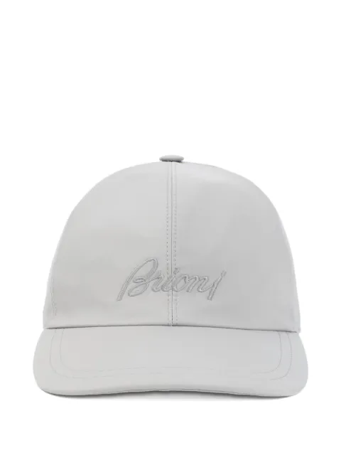 Brioni embroidered-logo cap