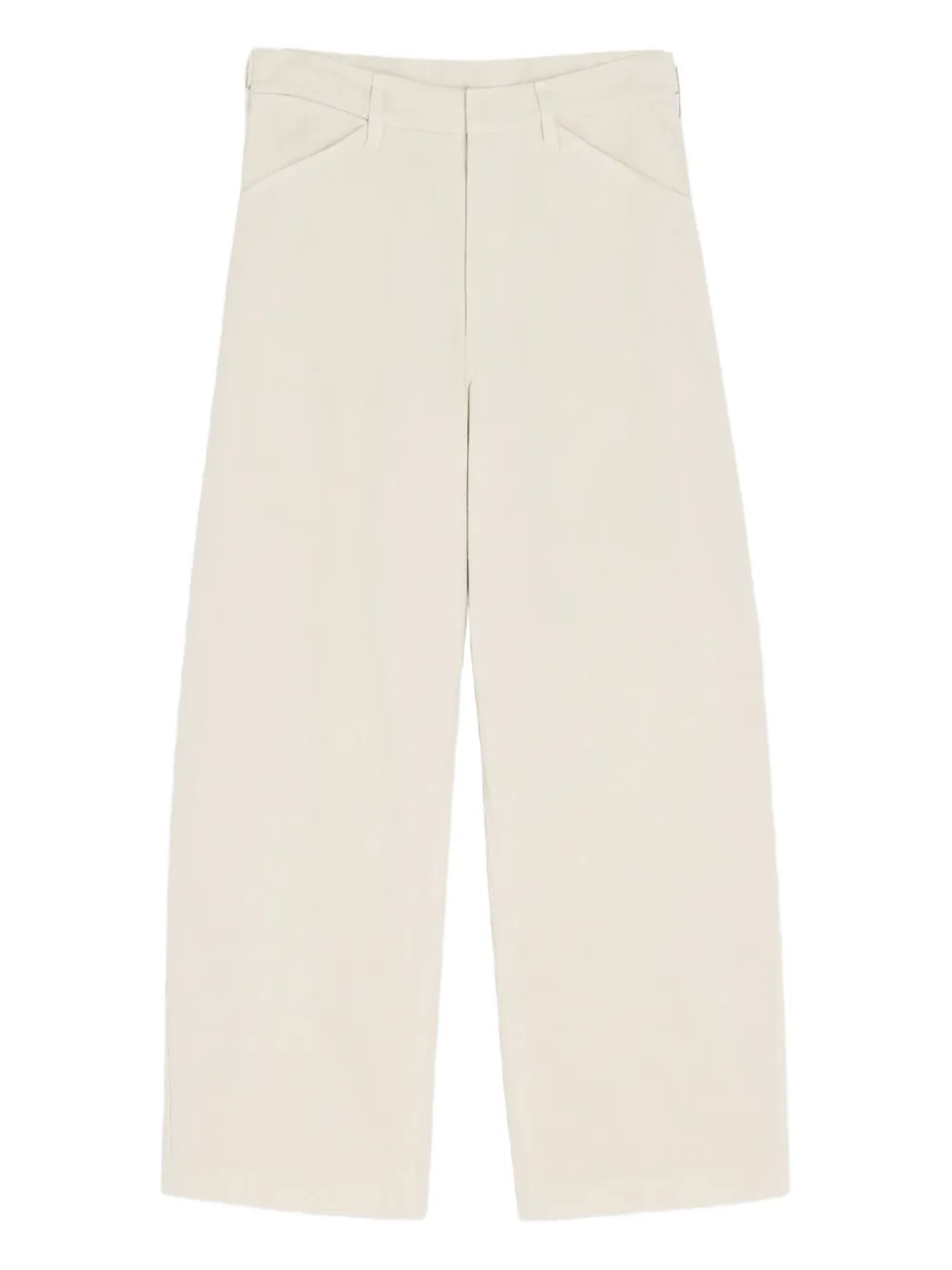 LEMAIRE Broek met wijde pijpen Beige
