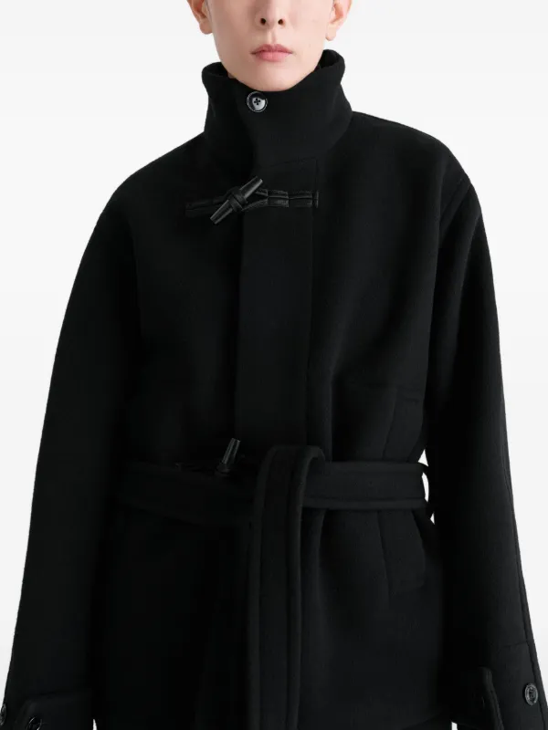 LEMAIRE ダッフルコート LEMAIRE ベルテッド ダッフルコート | ブラック | FARFETCH JP