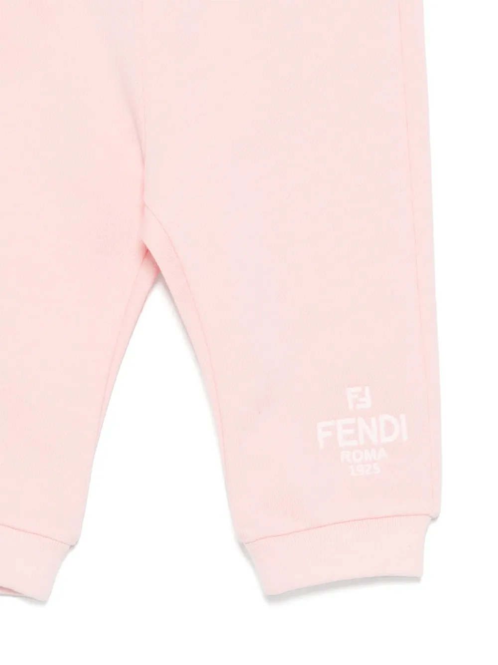 Fendi Kids Trainingsbroek met logopatroon Roze