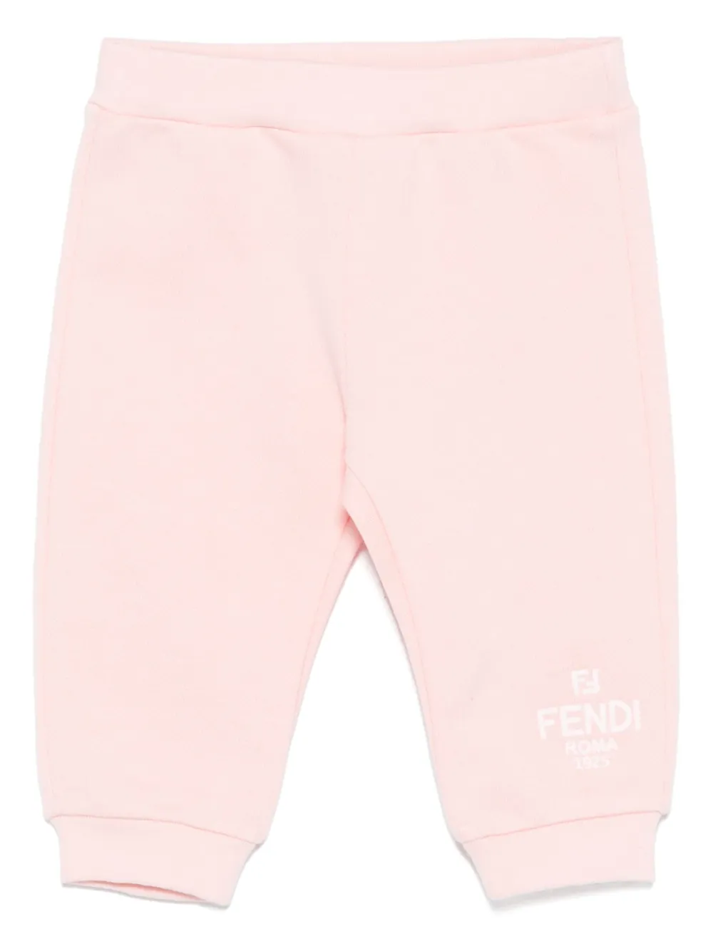 Fendi Kids Trainingsbroek met logopatroon Roze
