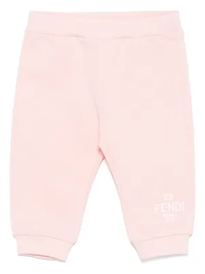 Fendi Kids ロゴ スウェットパンツ | ピンク | FARFETCH JP