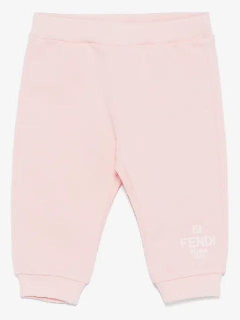 Fendi Kids pants con motivo del logo