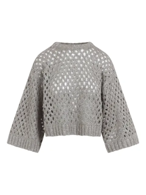 Brunello Cucinelli suéter de tejido flojo