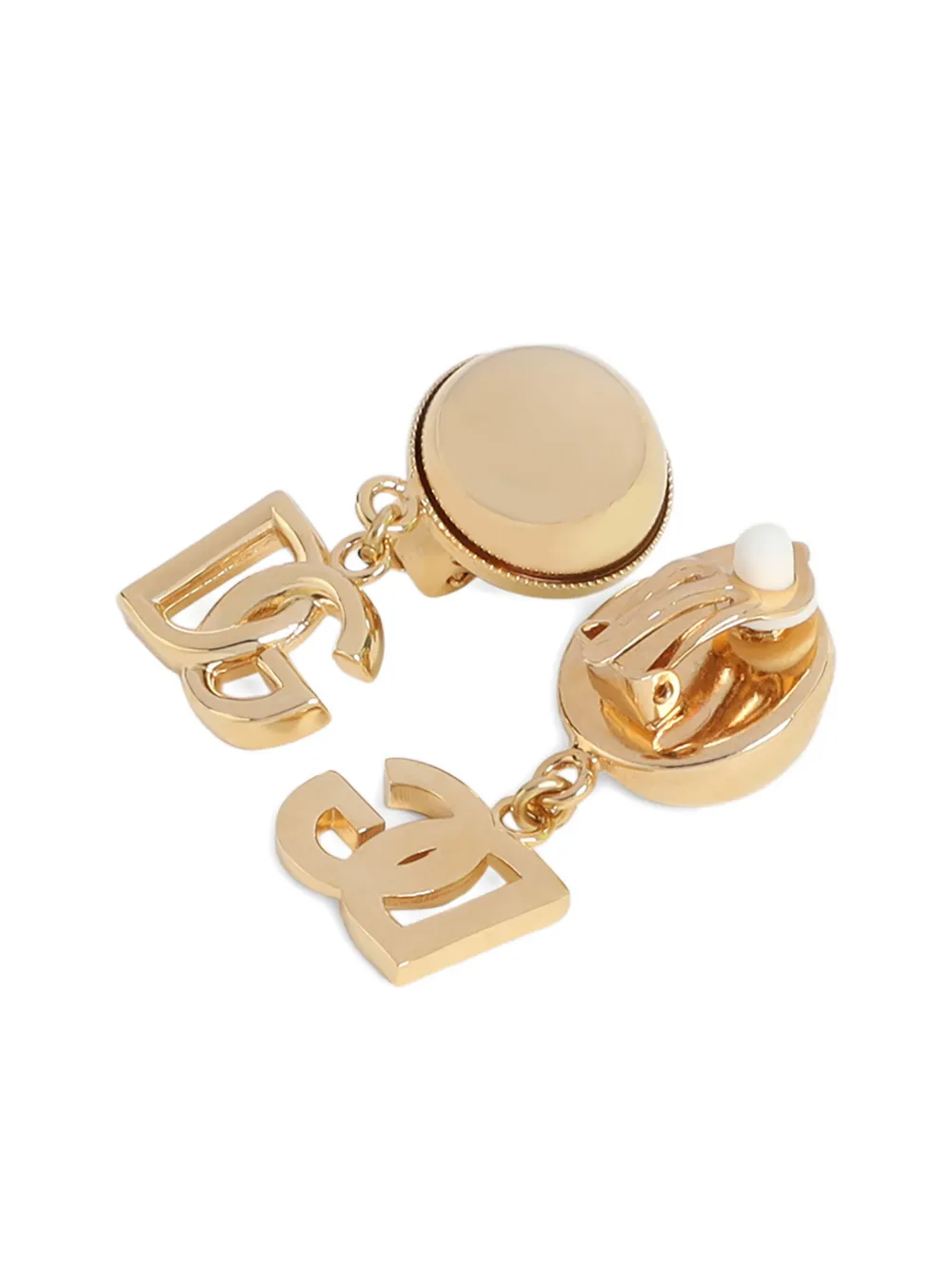 Dolce & Gabbana Oorbellen met logo - Goud