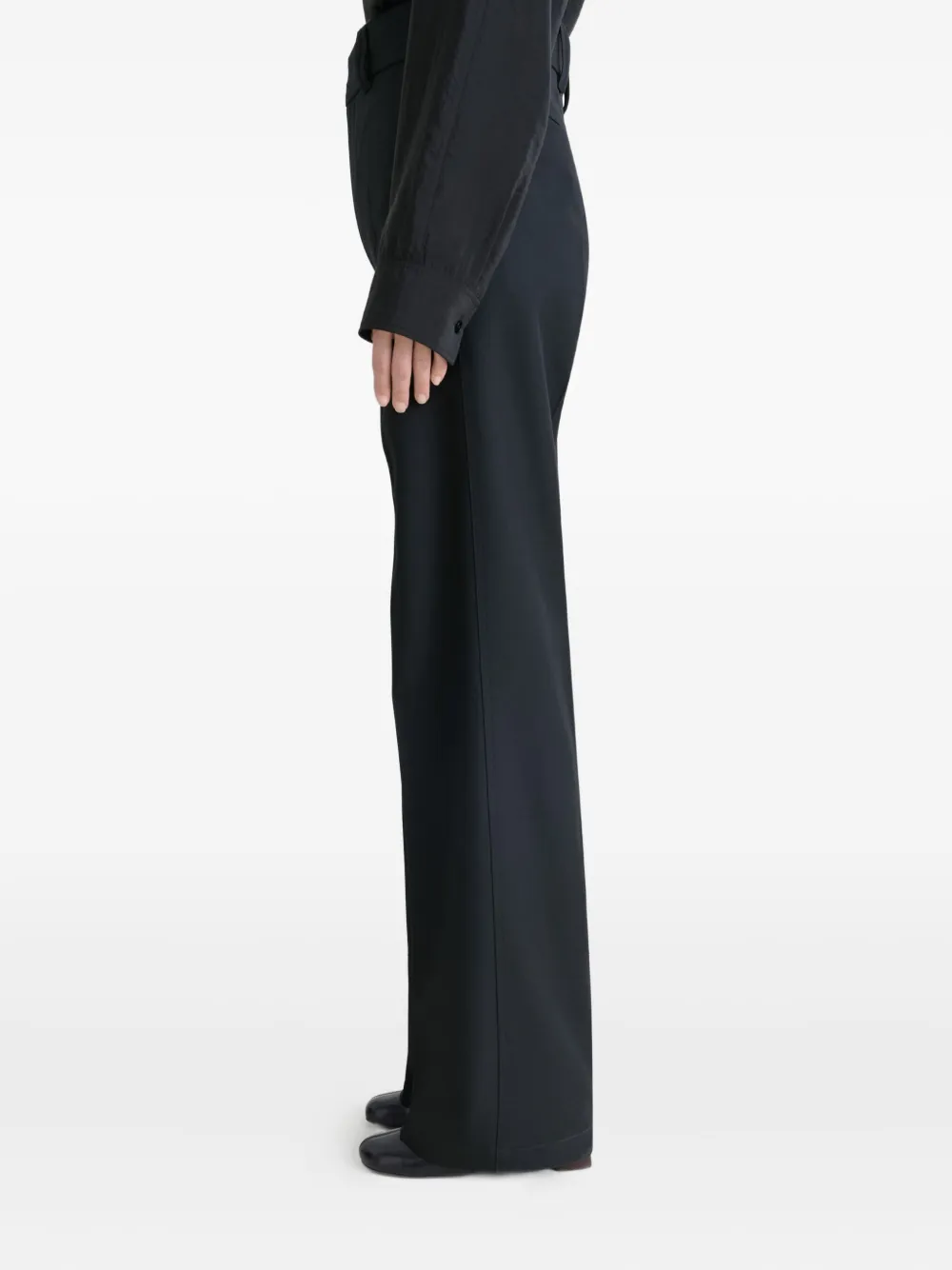 LEMAIRE Straight plooibroek Blauw