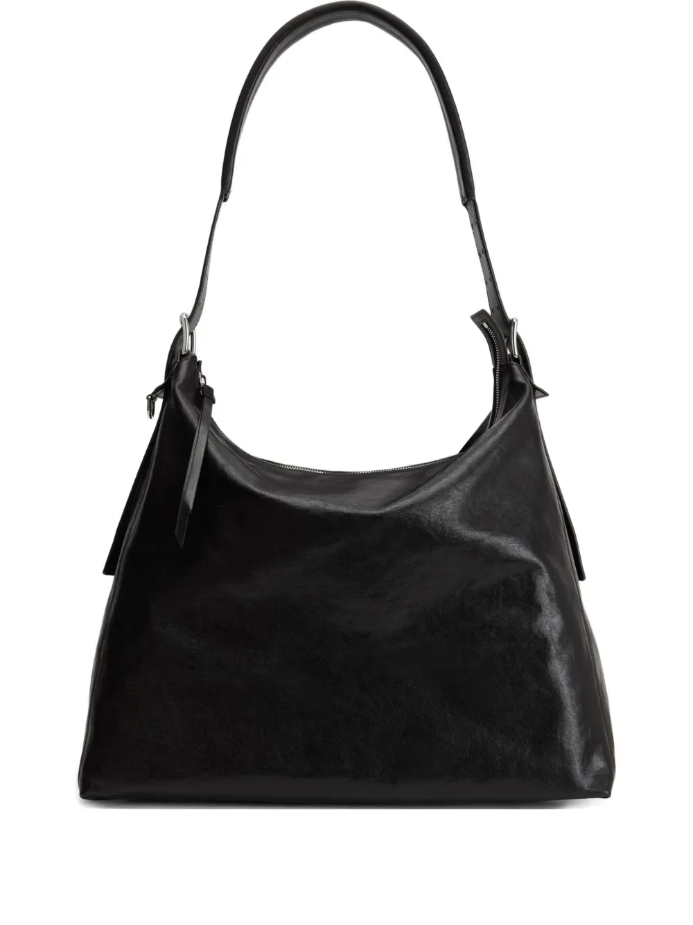 LEMAIRE belted shoulder bag Zwart