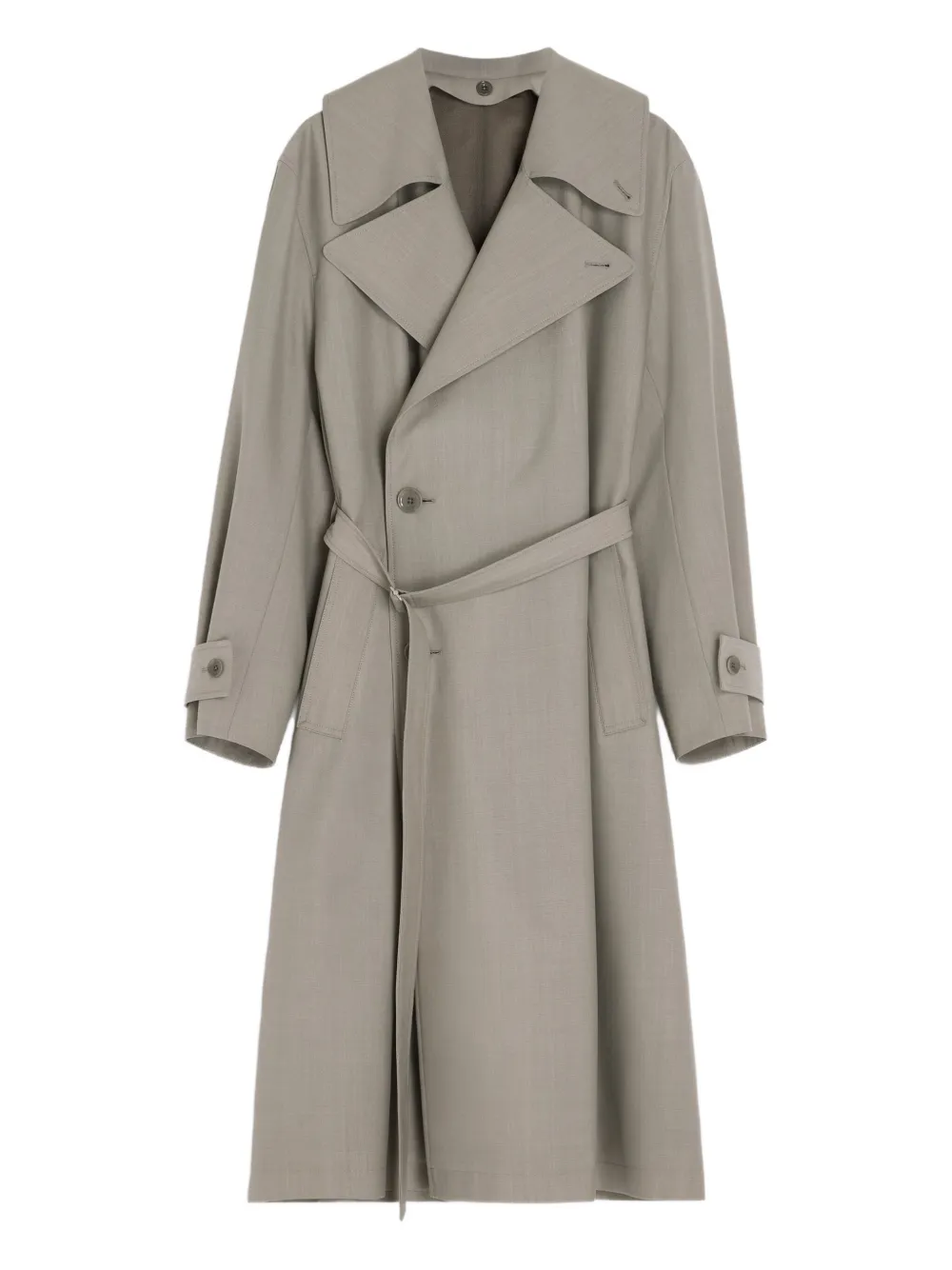 LEMAIRE double-breasted belted trench coat | Neutrals | Image 1